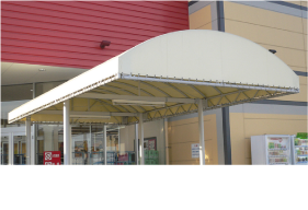 通路テント